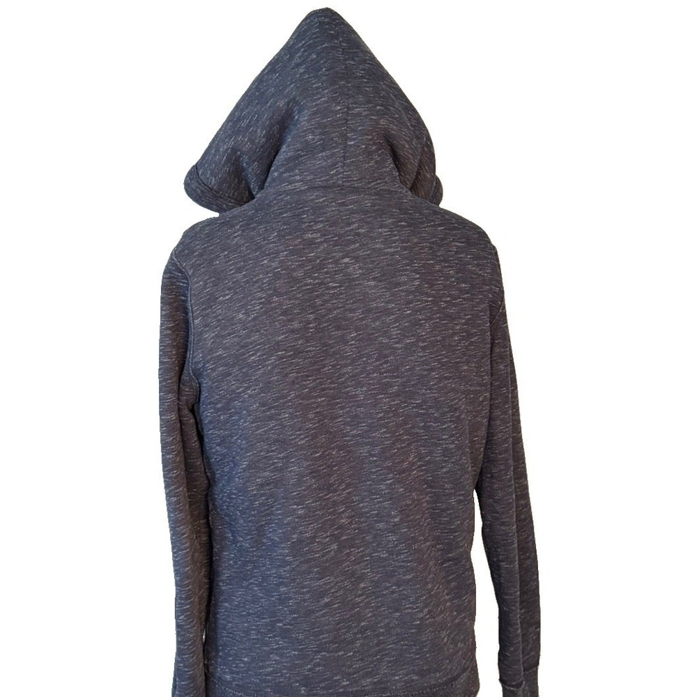 Hollister Hoodie Sherpa Fur Lined Jacket Full Zip Men's Small Skater Y2K - Picture 5 of 6